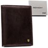 Carteira de couro masculina N02-RVT-2244 D.Brown