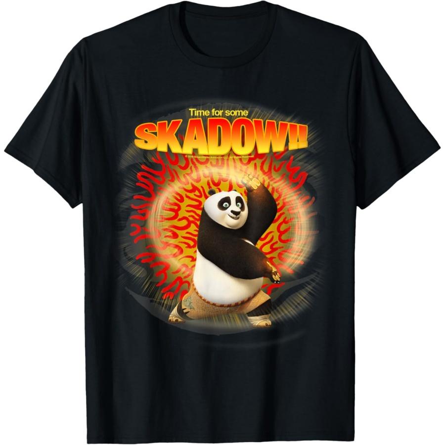 

Kung Fu Panda Time For Some Skadow Po Portrait T-Shirt L чорний