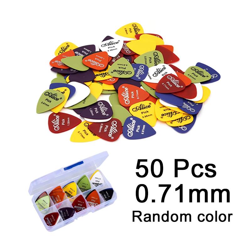 Gitaarplectrums met Opbergdoosje ABS Plectrums voor Elektrische Akoestische Gitaar 6 Dikte Gitaar Plectrum Accessoires
