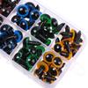 100PCS 8-12mm Mix Color Plastic Animal Safety Eyes For Toys Crochet Doll Bear Stuffed For Dolls Eyes Craft Accessories Box