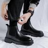 Fashion Boots Fashion Leather Gentleman Shoes Men Business Driving Shoes Handmade Black Party Flats Dress Shoes