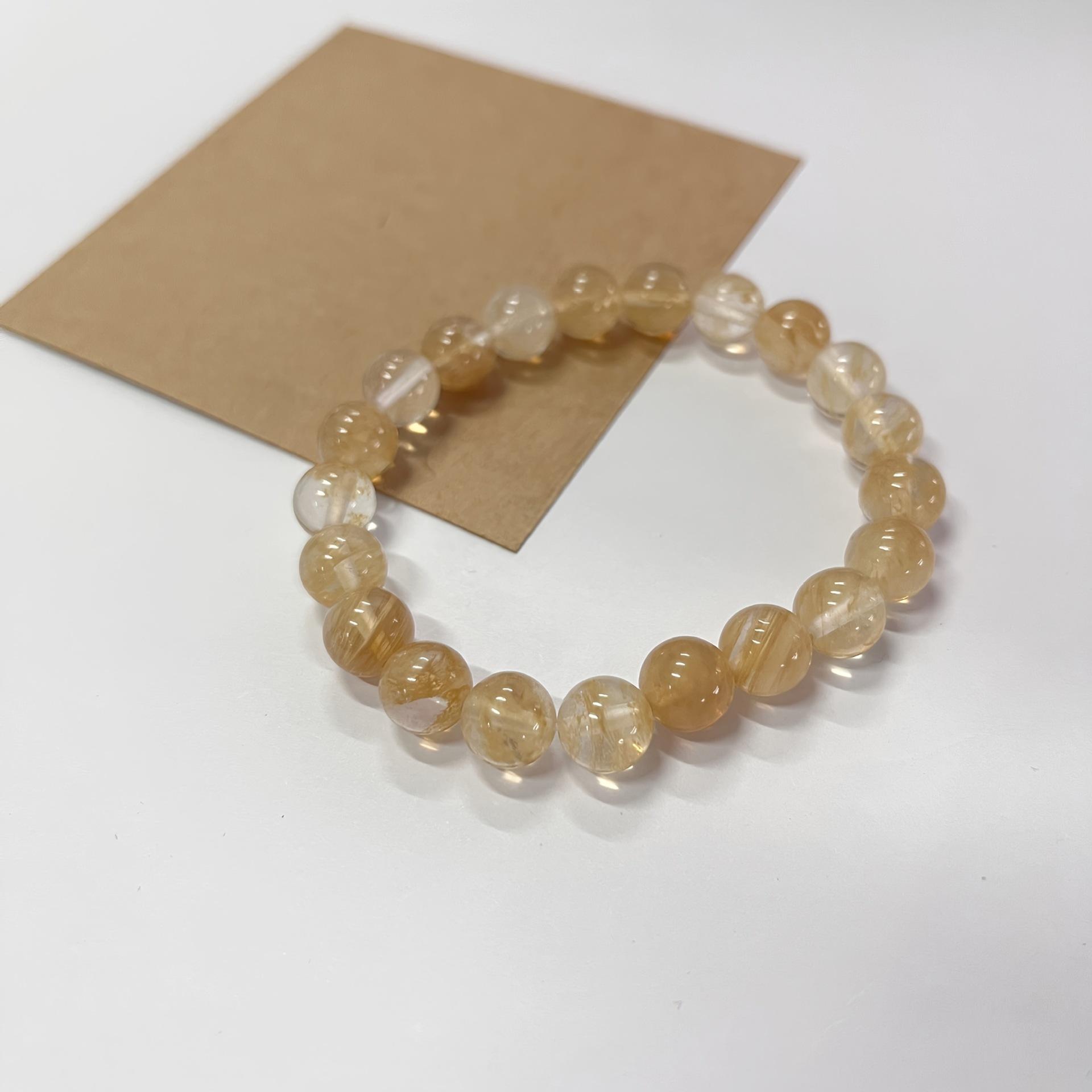

JYL TS Bracelet Yellow Charm Attracts Wealth & Career Success T442 глубокая кофе