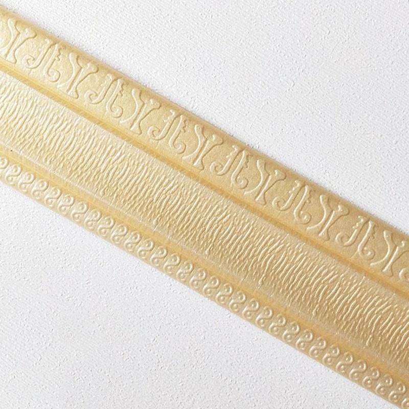 1pc 2.3mX7.8cm Wallpaper Decorative Line Skirting Line Decoration Self-adhesive Waterproof Living Room Wall Border Sticker