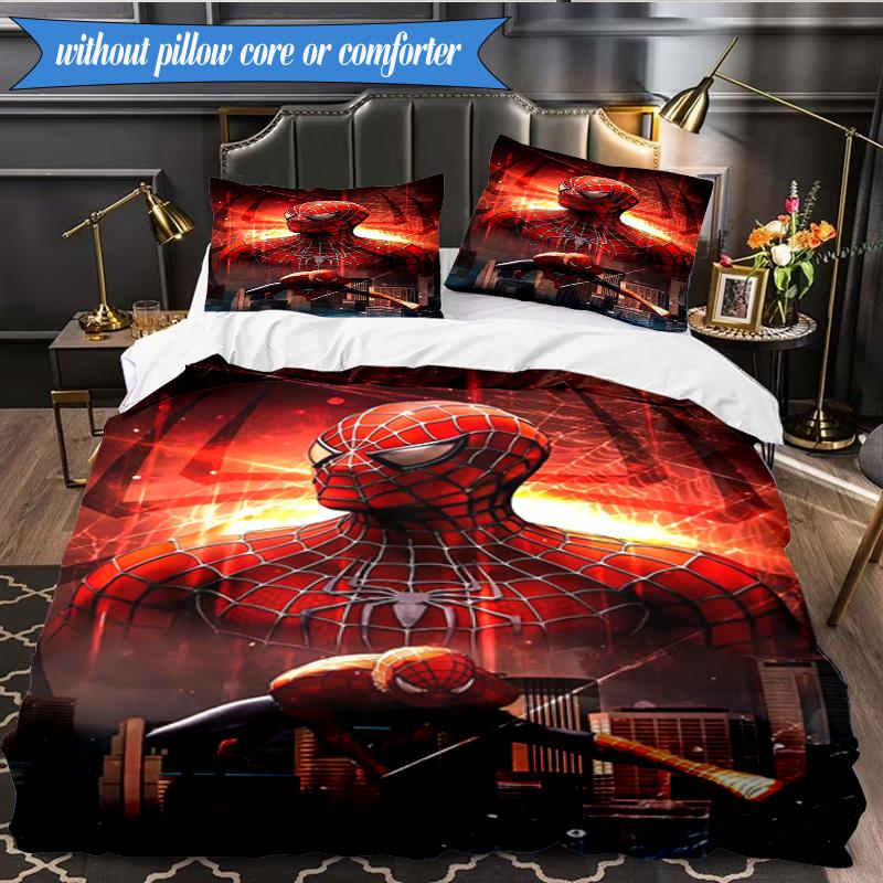 Red Spider 3pcs K-pop Music Group Bedding set,Ideal for Bedroom, Dormitory,Including Duvet Cover And 2pcs Pillowcases,Fan Gifts