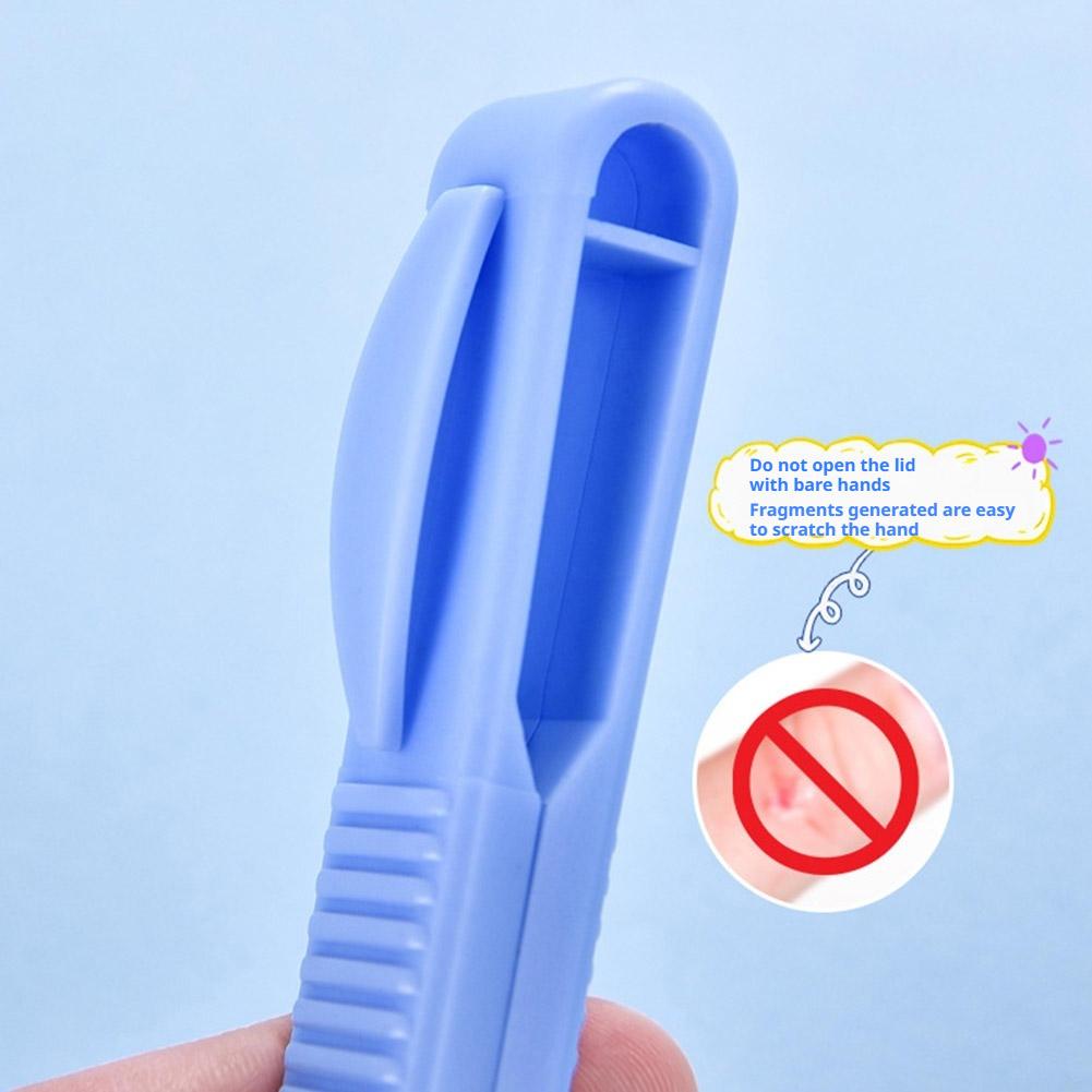 1Pcs Ampoule Opener Plastic With Small Grinding Wheel Glass Bottle Opener Convenient Bottle Breaker Nurse's Helper