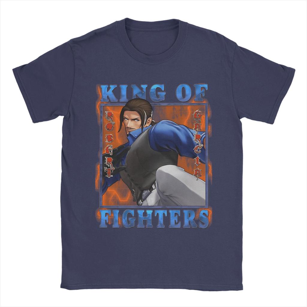King of Fighters XV - Mightiest Tiger Robert Garcia T Shirt Summer Pure Cotton T-Shirts For Unisex's Tshirt Short-Sleeved Top Tees