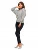 Women's Classic Sweater With Long Loose Sleeves Viscose MORAJ XS/S gray