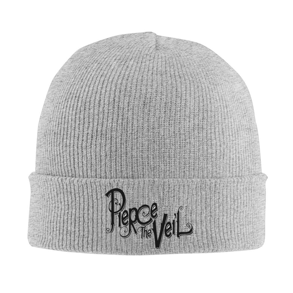 Pierce The Veil Warm Knitted Cap Hip Hop Bonnet Hat Autumn Winter Outdoor Beanies Hats for Unisex Adult
