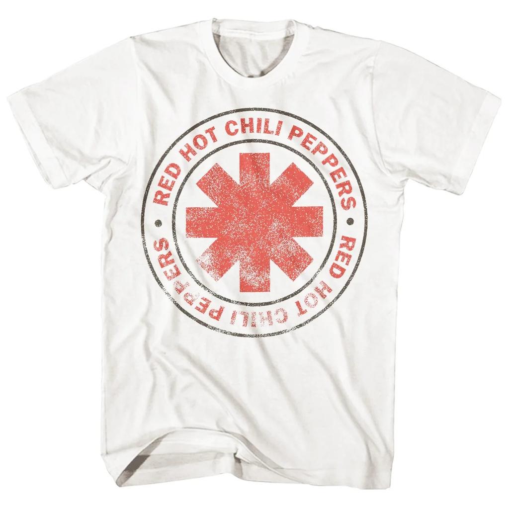 Black White Tshirt Red Hot Chili Peppers Men Cartoon Cool Funny Men Women Harajuku Short-Sleeve Loose Breathable Y2K Tops Tees