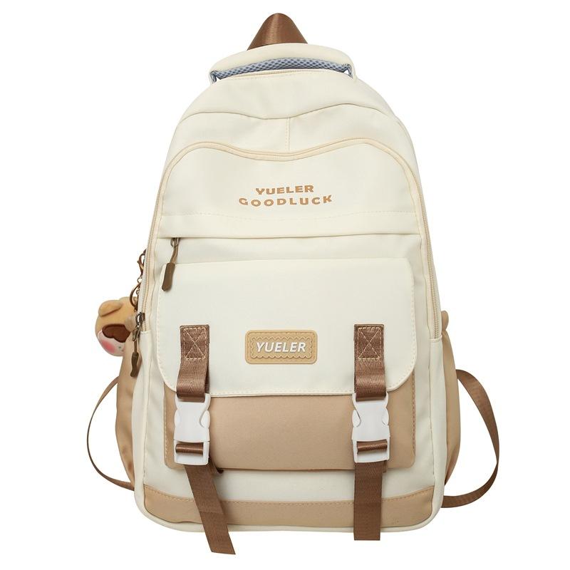 Schoolbag schoolbag female junior high school student middle school student simple large capacity backpack high school student backpack Japanese ins