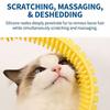 Plastic Cat Self Groomer Soft Tooth Cat DIY Rubbing Ring Cat Grooming Massage Brush  DIY Assembly