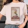 Women Tarot The Lovers Print Tshirt 90S Tshirt Trend Cartoon Summer Fashion Print Short Sleeve Clothes Tops Tees Tshirt T-Shirt