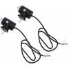 2Pcs Motorcycle LED Spotlight Yellow White High Low Beam Spot Lamp 8 to 80V