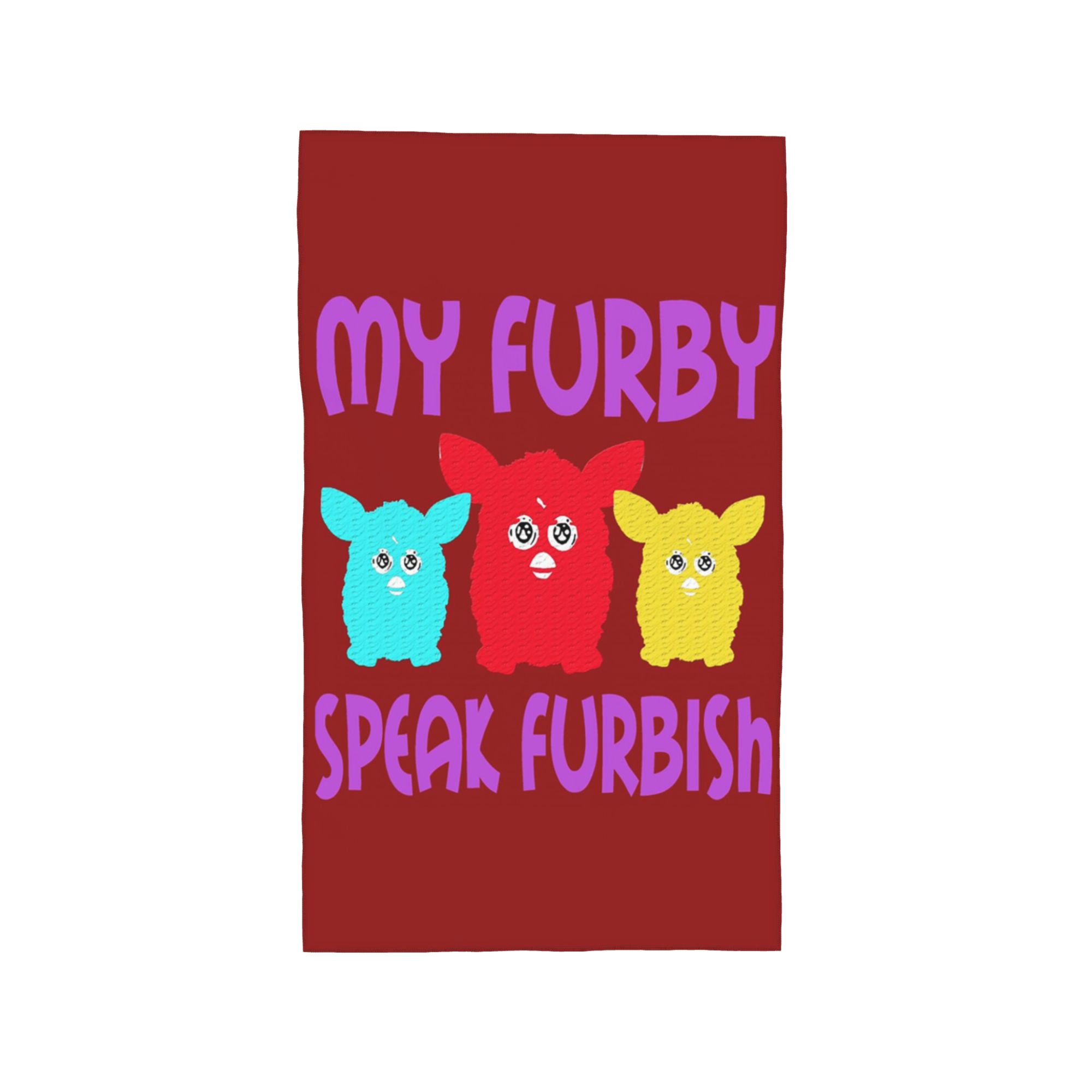

Nightmare Furby Cartoon Robot Toys Soft Face Towel Quick Dry Pool Bath Cotton Towels Absorbent W30*H60(CM)