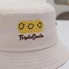 Korean Spring 2026 Baby Smiley Face Bucket Hat for Boys and Girls - Cute, Adorable, Sun Protection Fisherman Style