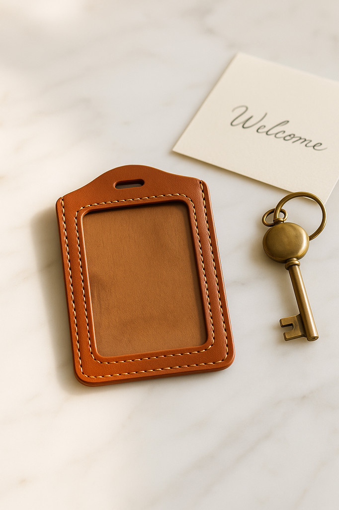 PU Card Case Holder Portable Fashion Bus Card Identity Badge Zabezpieczenie karty kredytowej