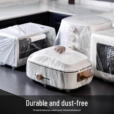 Uniwersalna Przezroczysta Pokrowiec Przeciwpyłowy do Ryżowarów, Blach do Pieczenia, Kuchenek Mikrofalowych i Urządzeń Domowych