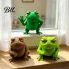 Decorazione da Scrivania per Piccoli Animali Rana Figurine Stampata 3D Divertente Carina Rospo Decorazione Multicolore Scultura da Collezione per Casa Ufficio Scaffale Sollievo dallo Stress