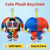 L'incredibile Circo Digitale Pomni Portachiavi Peluche 15cm Carino Pagliaccio Giullare Bambola di Peluche Morbido Ciondolo Accessori per Borsa Regalo