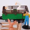Farm Exploration Decoration Set 21 Piece Realistic Miniature Farm Animals Farmer Figures Imaginative Educational Playset