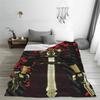 Devil-May Crys Dante Sparda Throw Blanket for Couch Soft Fuzzy Plush Blanket Multiple Sizes for All Seasons
