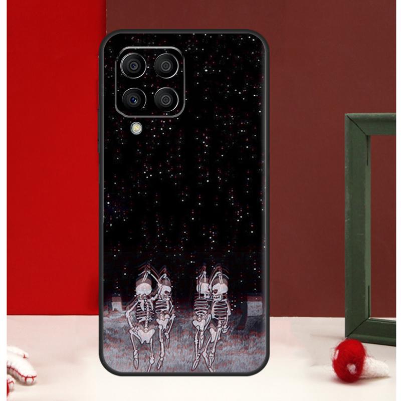 Trippy Skeleton Case For Samsung Galaxy M56 M36 M16 M31 M21 M13 M33 M53 M15 M35 M55 M12 M32 M52 M14 M34 M54