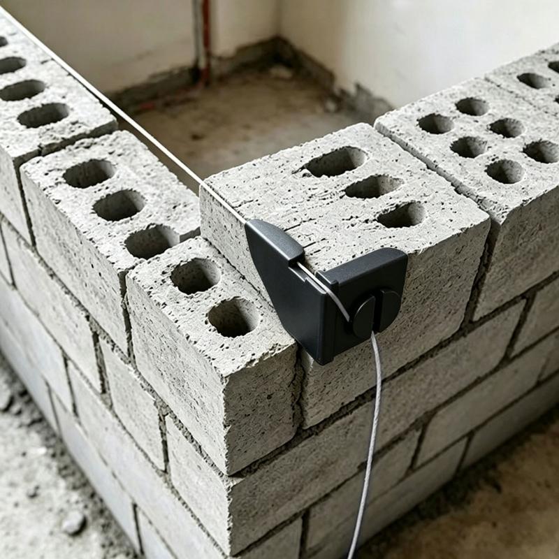 Brick Corner Guide String Guides for Masonry Work, Reusable Corner Positioners for Straight Wall Layout Projects