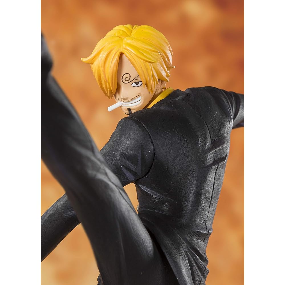 TAMASHII NATIONS Figurearts Zero One Piece Sanji Black Leg 130mm Painted ABS PVC Figure
