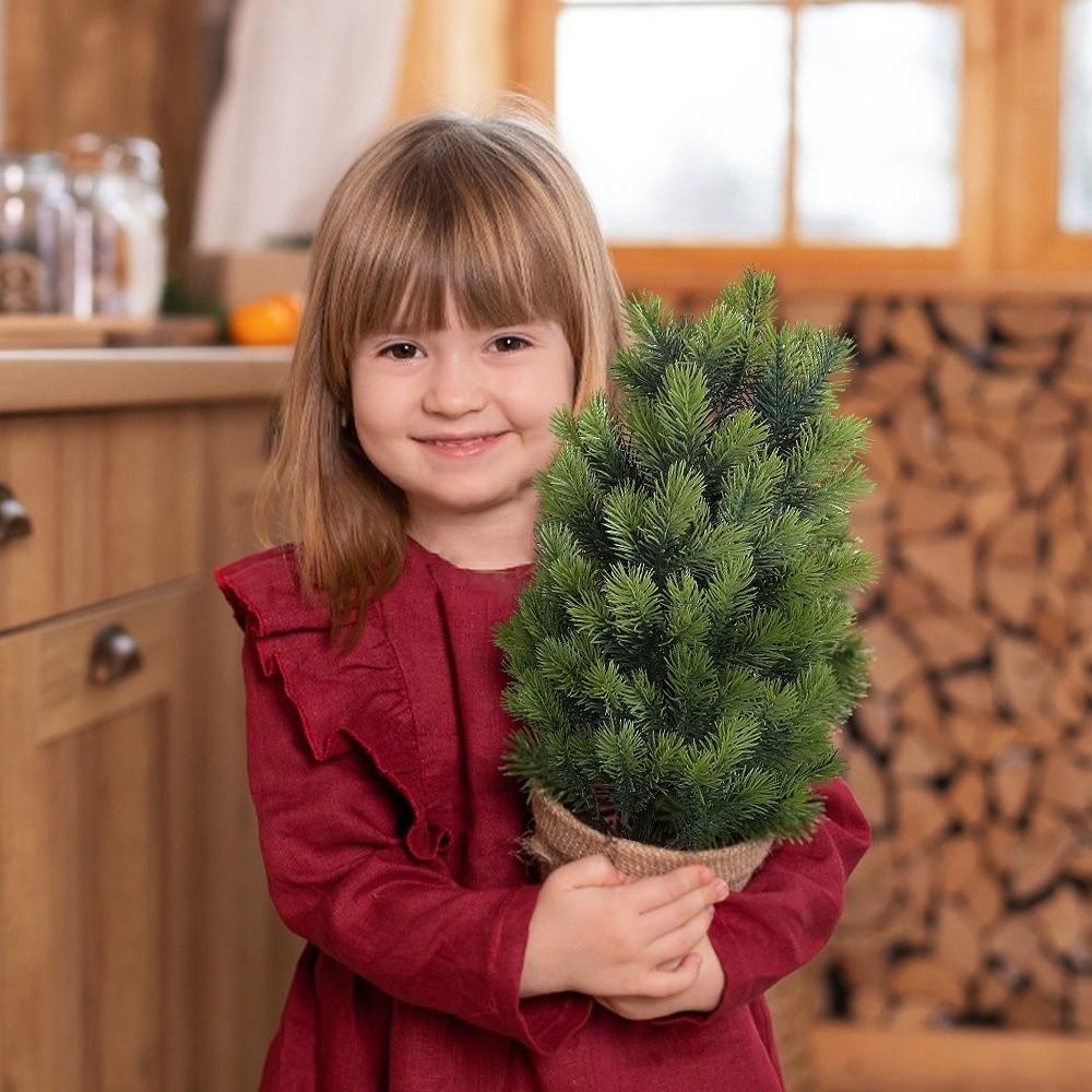 With Ground Stake Artificial Christmas Trees Lawn Decorations 60cm Christmas Tree Branch Artificial Shrubs Garden Accessories