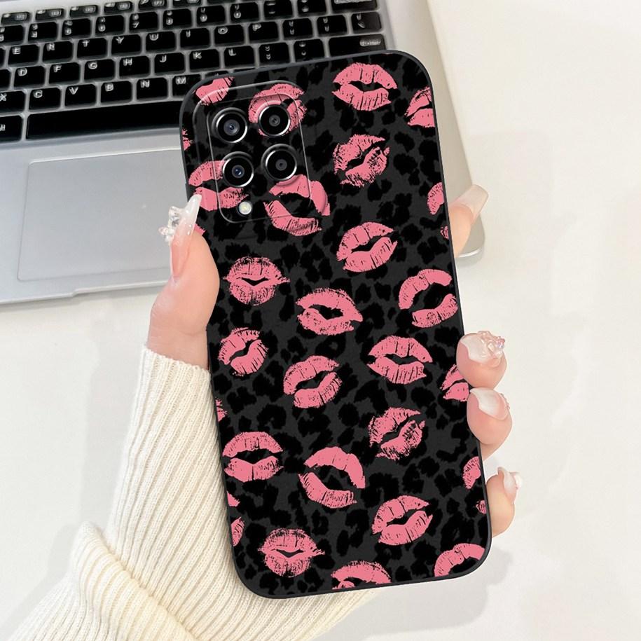 For Samsung M33 M53 5G Case SM-M336B SM-M536B Camera Protection Soft Cover On Samsung Galaxy M33 M 33 M 53 GalaxyM53 Flower Case