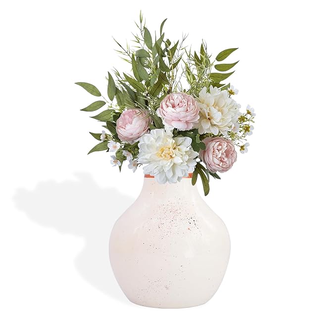 

Небьющаяся металлическая ваза для цветов цвета морской волны для домашнего декора