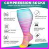 Three-Pair Pack Plus Size Knee-High Compression Socks for Wide Calf - Extra Large Support & Circulation Pressure Socks