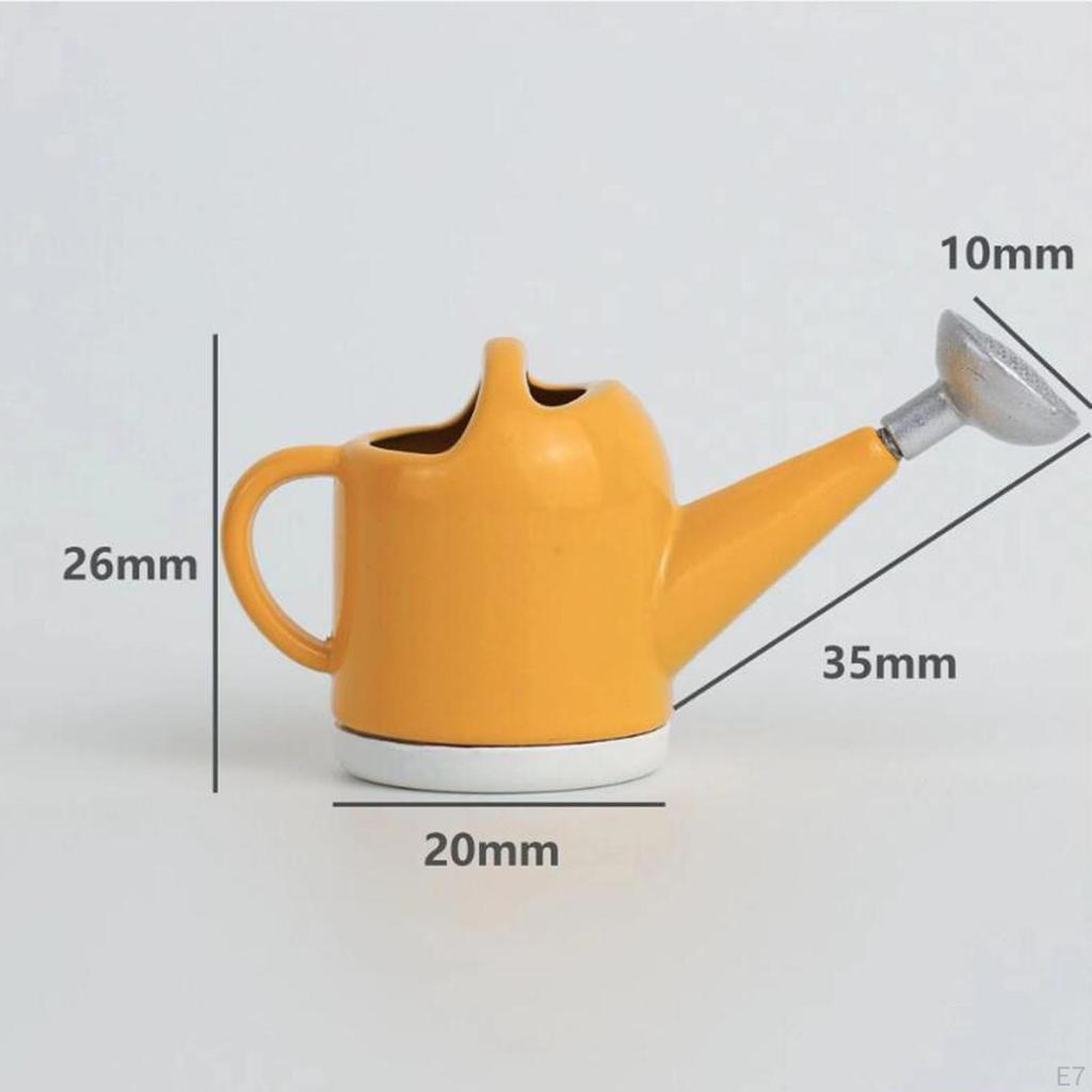 Miniature Doll House Mini Watering Can ,Accessories Simulation Display Props Model Cute Portable