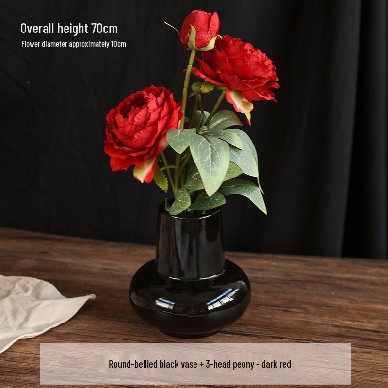 Französische Luxus-Keramikvase: Elegante High-End-Dekoration für Wohnzimmer oder Esstisch