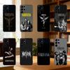 Coque de téléphone pour Samsung S25,24,23,22,30,21,10,9,Ultra,Plus,Lite, Groupe de Rock Nirvana, Coque Souple Noire