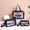 Easy Visibility Large Capacity Toiletries Bag Transparent Storage