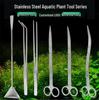 Aquatic Plant Trimming Kit: Stainless Steel Tweezers, Scissors, Clips, Flat Sand Shovel, Algae Scraper, Fish Tank Cleaning Supplies