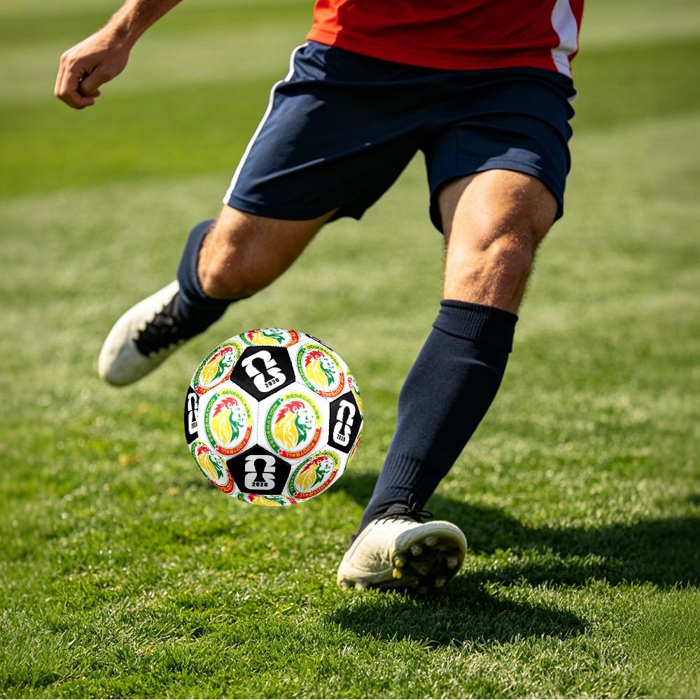 1 pz Pallone da Calcio Senegal Taglia 5 Pallone da Calcio Professionale Partita Allenamento Pallone da Calcio Sportivo Indoor e Outdoor Pallone da Allenamento Club Leggero Resistente Y16