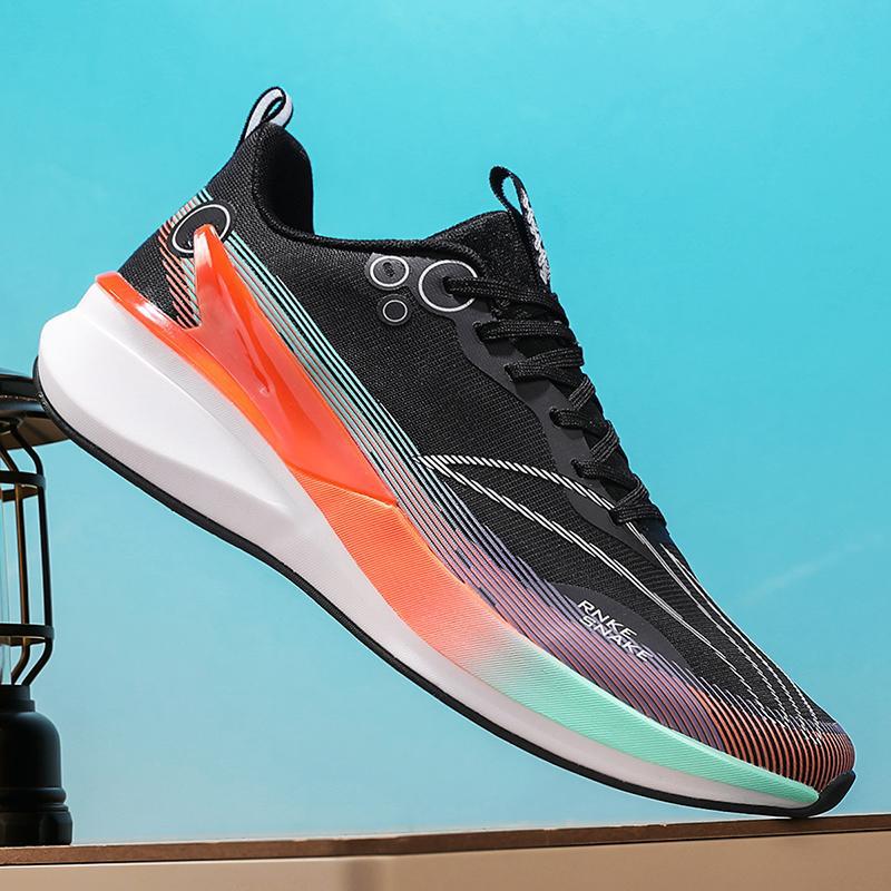 Sneakers Men's Year of the Snake Running Shoes Men's Carbon Board Sports Shoes Men's and Women's Same Lightweight Outdoor Shock Absorbing Men's Shoes