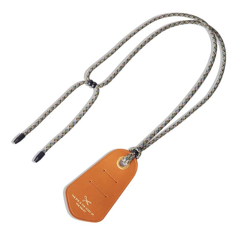 

Harujio Eyeglass Holder Sunglasses Genuine Eyeglasses Popular Gift Men s Necklace, Holder, Leather, Strap, Accessory, Pendant, Thin, Stylish, Black,