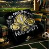 Who Dat Nation Football Blanket Lightweight Flannel Bedding Blanket Perfect for Travel, Camping, Living Rooms, Offices, Sofas, Fan Christmas gift
