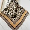 Light Luxury Leopard Print Bandana, bohemian style non-elastic scarf. Versatile headwear and neckwear for everyday wear