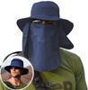 Fiske Safari Bred Hagearbeid Skygge UV Sol Fjell Utendørs 9073 [LeafIn] Hatt, Hatt, Skygge, Hatt, Hatt, Herre, Mesh, Beskyttelse, Beskyttelse, 3-veis,
