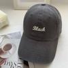 New Spring and Autumn Duckbill Cap for Women, with 3D Embroidered Letters, Soft Top, Versatile for Students, Casual Baseball Cap for Trendy Men