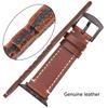 Watchband Genuine Leather Watchband For Apple Watch Band 44mm 45mm 40mm 41mm 42mm 38mm Strap Women Men Iwatch Series 7 6 5 4 Se Bracelet