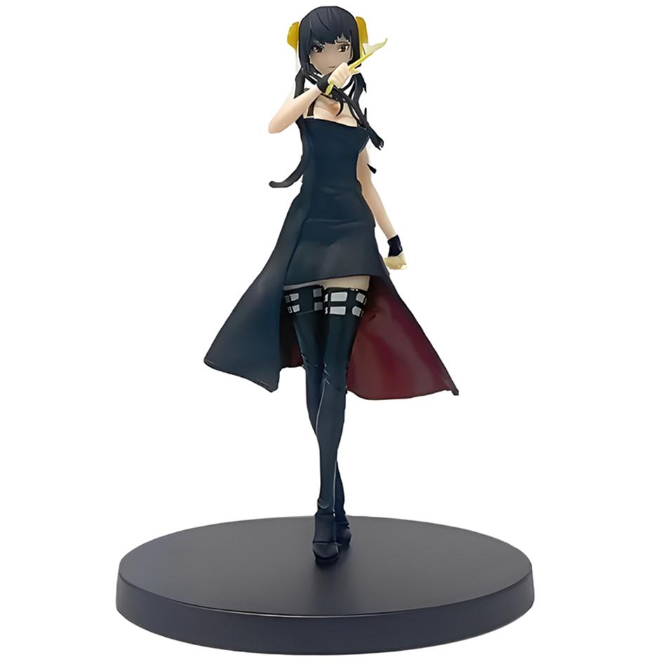 

16 см Аниме Семья Шпиона Ручная работа Юэрфуцзе Аниме Принцесса Шипов Пейзаж Аня Черное Платье Ручная работа ПВХ Модель Украшение