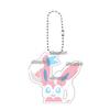 Kawaii Eevee Vaporeon Flareon Q Version Anime Characters Acrylic Keychain Umbreon Cartoon Ornaments Backpack Charm Accessories