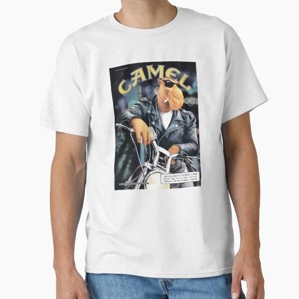 Joe Camel Motorcycle Classic Tshirt Made In Usaaus Tshirt S2xl S