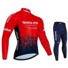 2026 Soudal Quick Step Team Cycling Jersey Set Spring Autumn Men MTB Ropa Maillot Ciclismo Long Sleeve Bicycle Clothing Bike Uniform