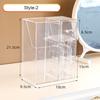 Acrylic Makeup Brush Holder Transparent Beauty Brush Container  Vanity Table